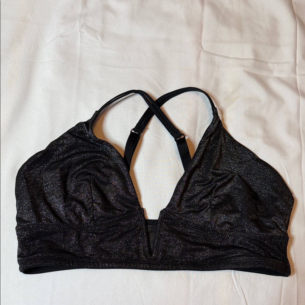 Auden Black Sparkle Bralette